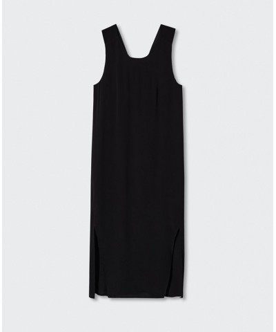 Women's Scoop-Back Bodycon Dress Black $36.00 Dresses