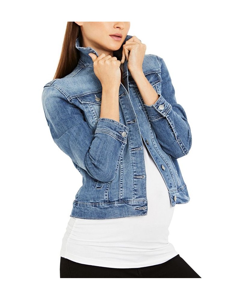 Maternity Denim Jacket Medium Wash $58.80 Jackets