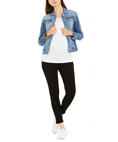 Maternity Denim Jacket Medium Wash $58.80 Jackets