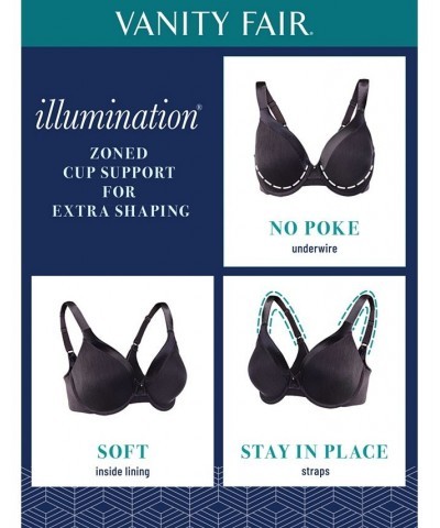 Illumination Full Figure Underwire Contour Bra 76338 Ghost Navy $12.04 Bras