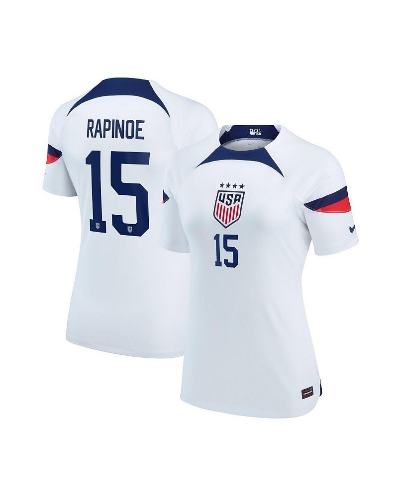 Women's Megan Rapinoe White USWNT 2022/23 Home Breathe Stadium Replica Player Jersey White $50.40 Jersey