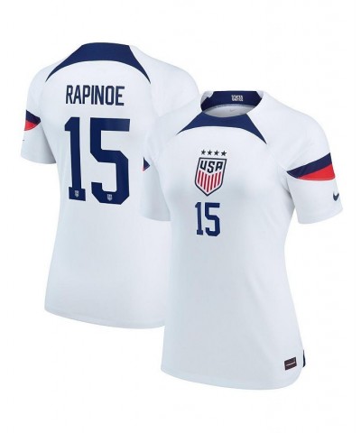 Women's Megan Rapinoe White USWNT 2022/23 Home Breathe Stadium Replica Player Jersey White $50.40 Jersey