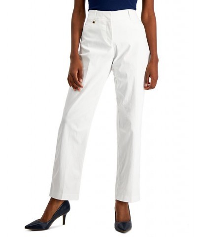 Petite Tummy-Control Curvy Fit Pants Petite and Petite Short White $16.52 Pants