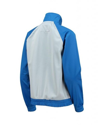 Women's Blue Gray Dallas Mavericks Backfield Raglan Full-Zip Track Jacket Blue, Gray $38.68 Jackets