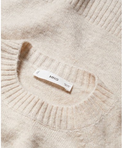 Women's Oversize Knit Sweater Ecru $39.60 Sleepwear