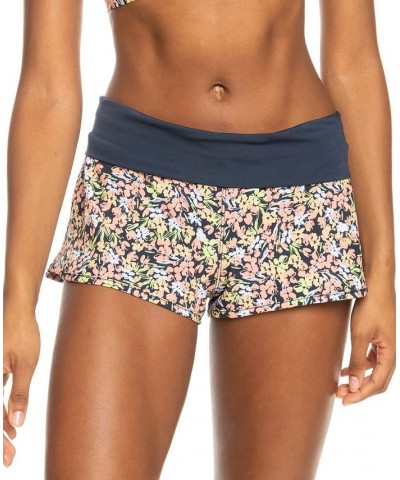 Juniors' Printed Endless Summer Printed Board Shorts Mood Indigo Ditsy Love $33.60 Swimsuits