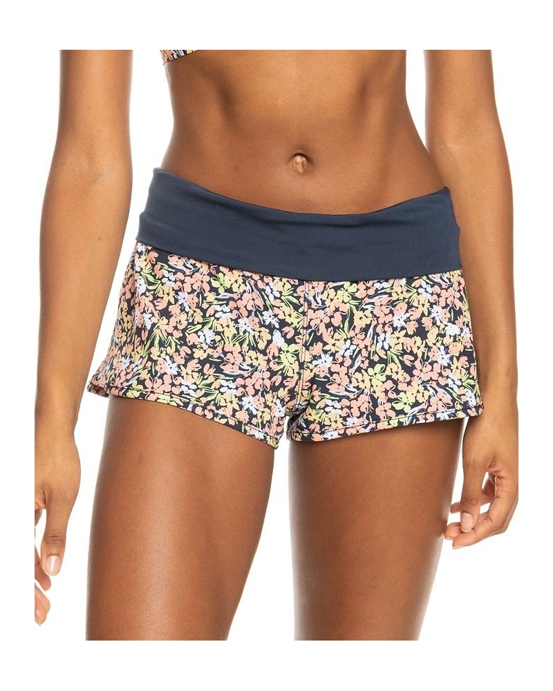 Juniors' Printed Endless Summer Printed Board Shorts Mood Indigo Ditsy Love $33.60 Swimsuits