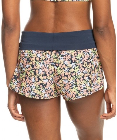 Juniors' Printed Endless Summer Printed Board Shorts Mood Indigo Ditsy Love $33.60 Swimsuits