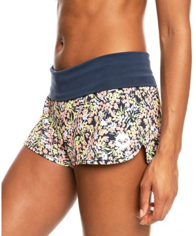 Juniors' Printed Endless Summer Printed Board Shorts Mood Indigo Ditsy Love $33.60 Swimsuits