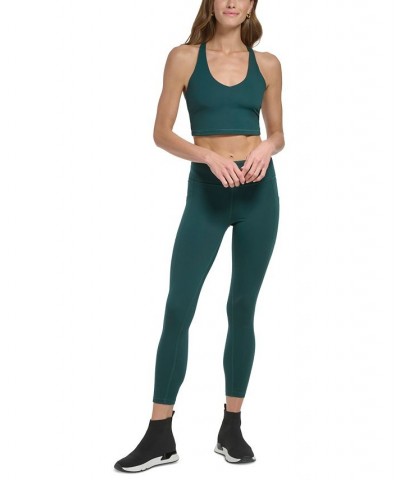 Women's Balance Compression Racerback Crop Bra Top Ponderosa Pine $16.66 Tops