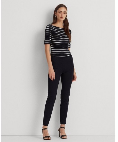 Twill Cropped Skinny Pant Lauren Navy $37.23 Pants