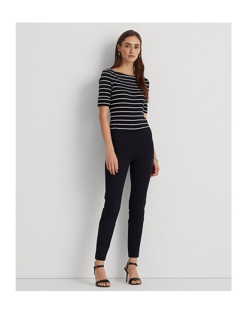 Twill Cropped Skinny Pant Lauren Navy $37.23 Pants