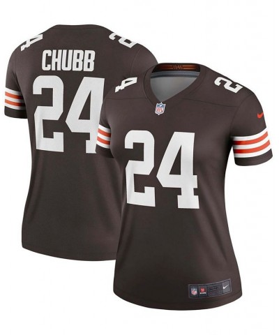 Women's Nick Chubb Brown Cleveland Browns Legend Jersey Brown $41.80 Jersey