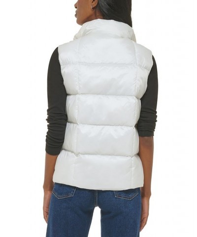 Women's Box-Quilted Puffer Vest White $24.60 Jackets