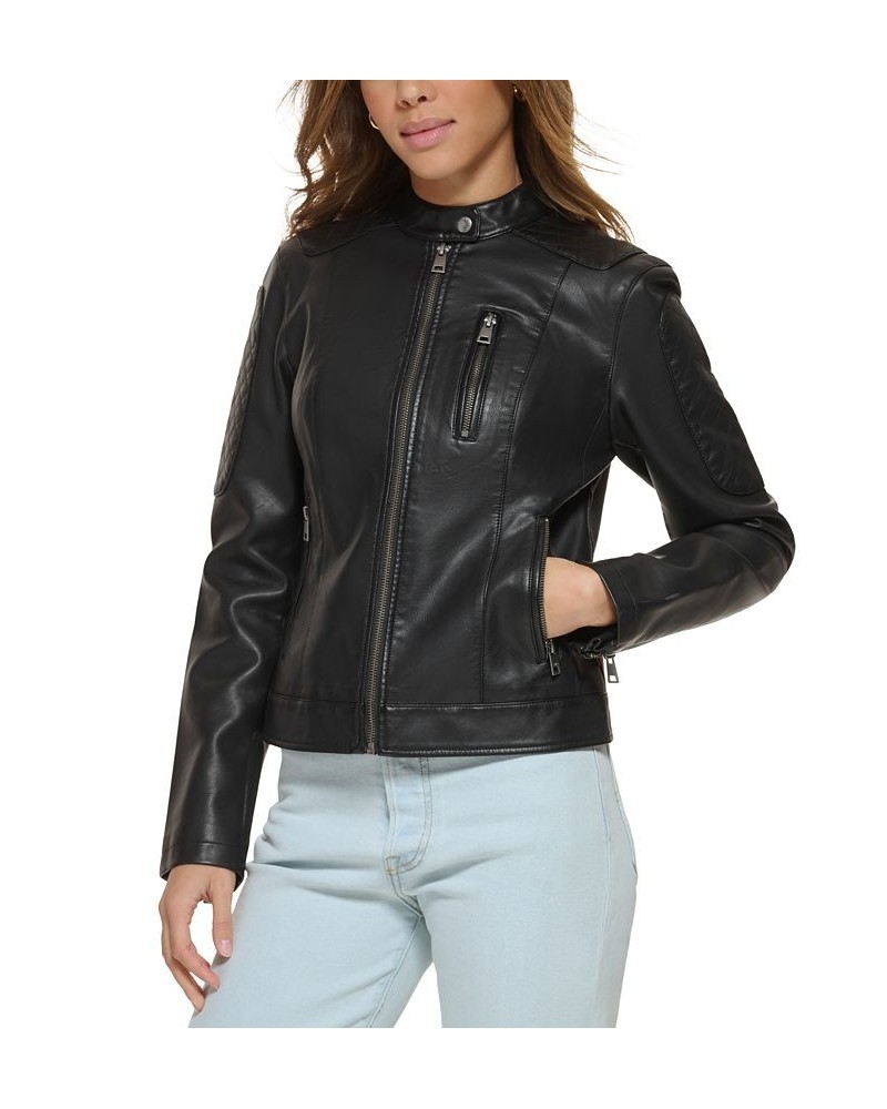 Biker Jacket Black $34.44 Jackets