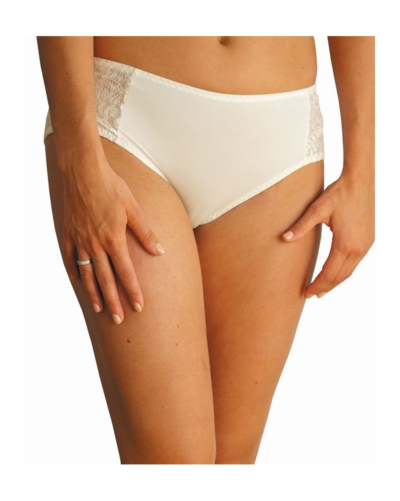 Women's Microfiber Lace Boyshort White $13.20 Panty