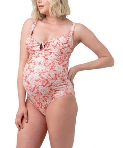 Paloma One Piece Maternity Dusty Coral Dusty Coral / Natural $48.96 Swimsuits