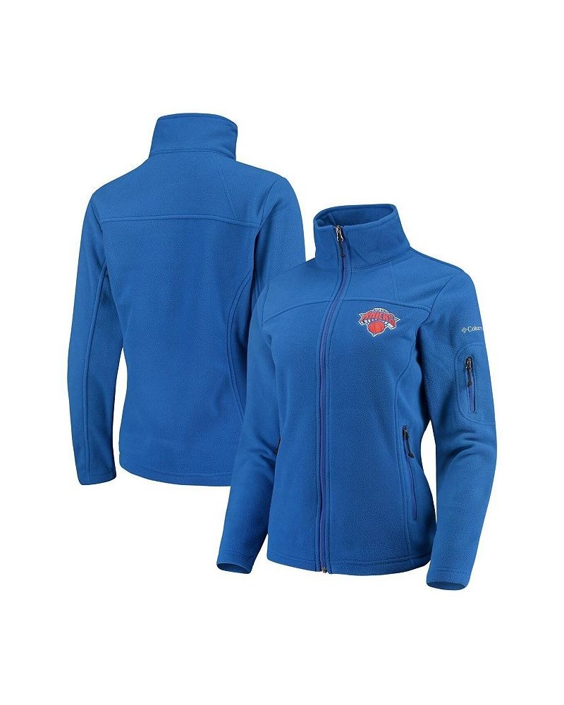 Women's Blue New York Knicks Give & Go Full-Zip Jacket Blue $38.00 Jackets