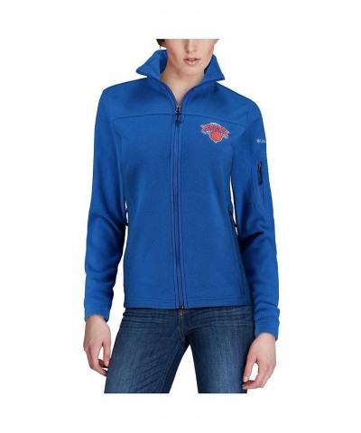 Women's Blue New York Knicks Give & Go Full-Zip Jacket Blue $38.00 Jackets