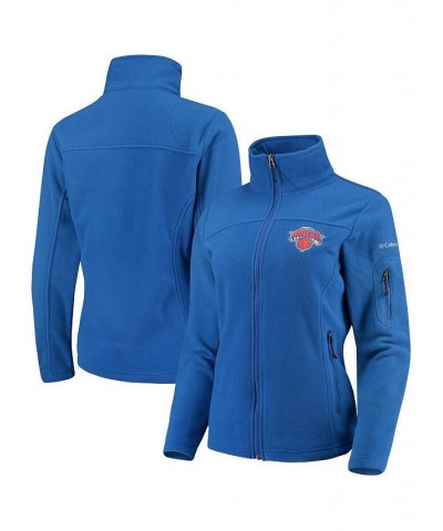 Women's Blue New York Knicks Give & Go Full-Zip Jacket Blue $38.00 Jackets