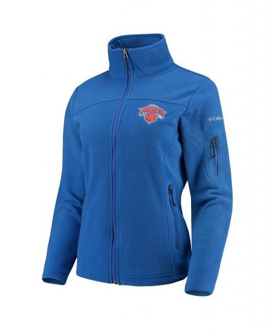 Women's Blue New York Knicks Give & Go Full-Zip Jacket Blue $38.00 Jackets