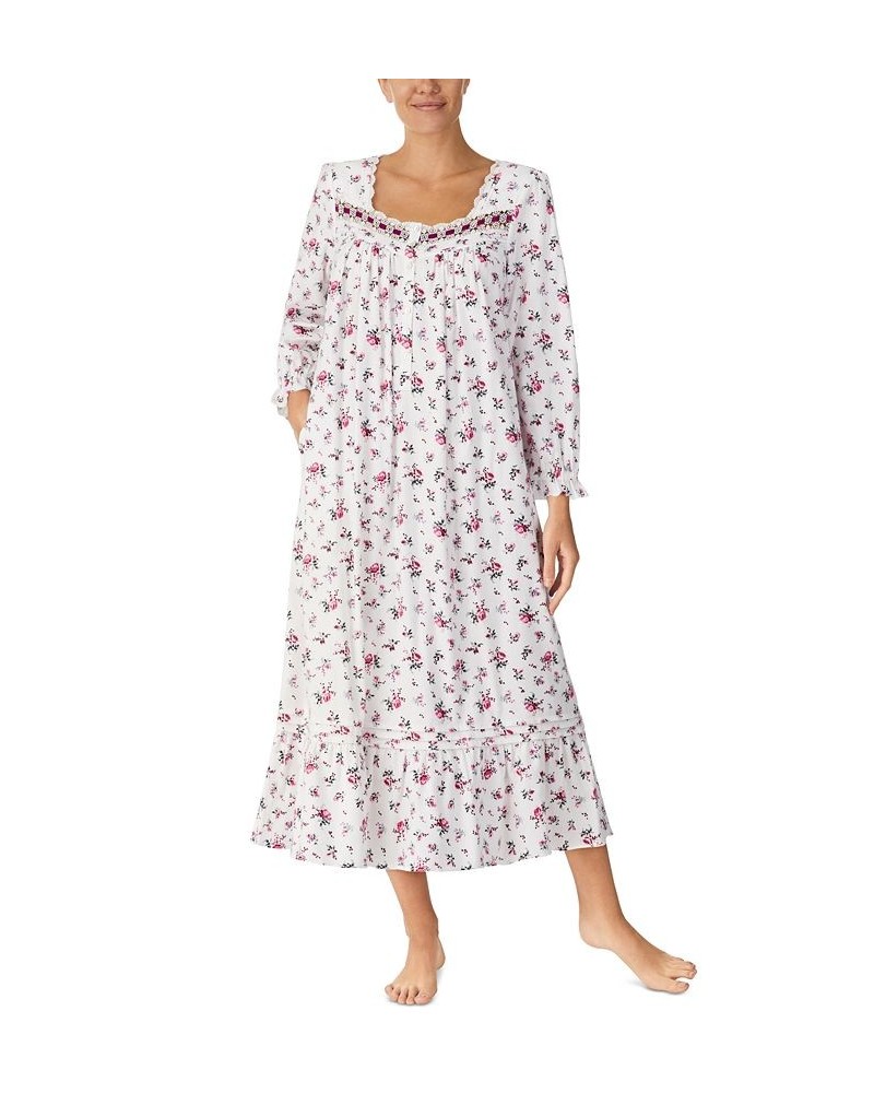 Long Sleeve Long Ballet Woven Gown Pink Floral $34.32 Sleepwear