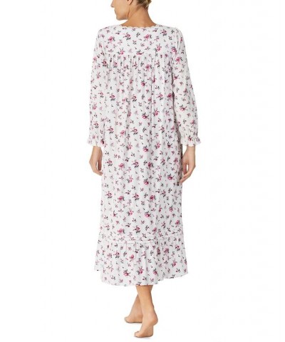 Long Sleeve Long Ballet Woven Gown Pink Floral $34.32 Sleepwear