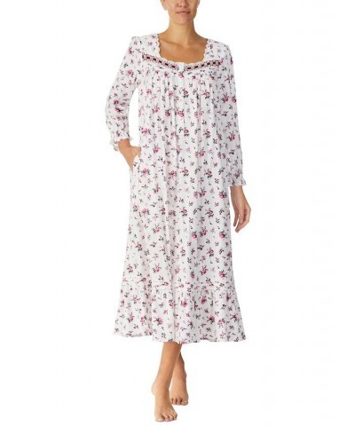 Long Sleeve Long Ballet Woven Gown Pink Floral $34.32 Sleepwear