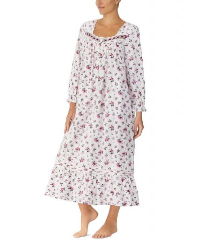 Long Sleeve Long Ballet Woven Gown Pink Floral $34.32 Sleepwear