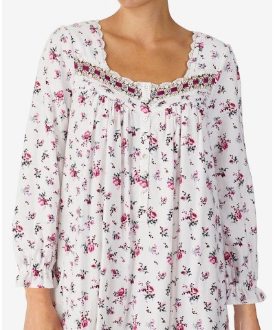 Long Sleeve Long Ballet Woven Gown Pink Floral $34.32 Sleepwear