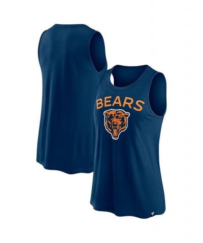 Women's Branded Navy Chicago Bears Team Root For Tank Top Navy $19.20 Tops