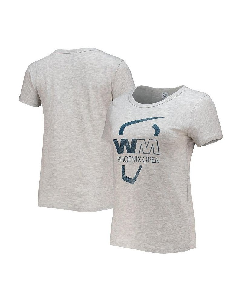 Women's Heathered Gray WM Phoenix Open Tri-Blend T-shirt Heathered Gray $24.77 Tops