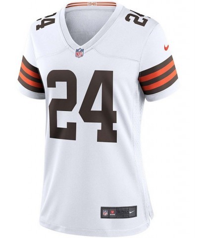 Women's Nick Chubb White Cleveland Browns Game Jersey White $58.80 Jersey