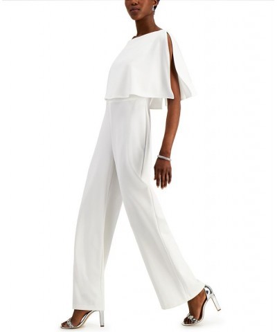 Petite Popover Jumpsuit Ivory $37.38 Pants