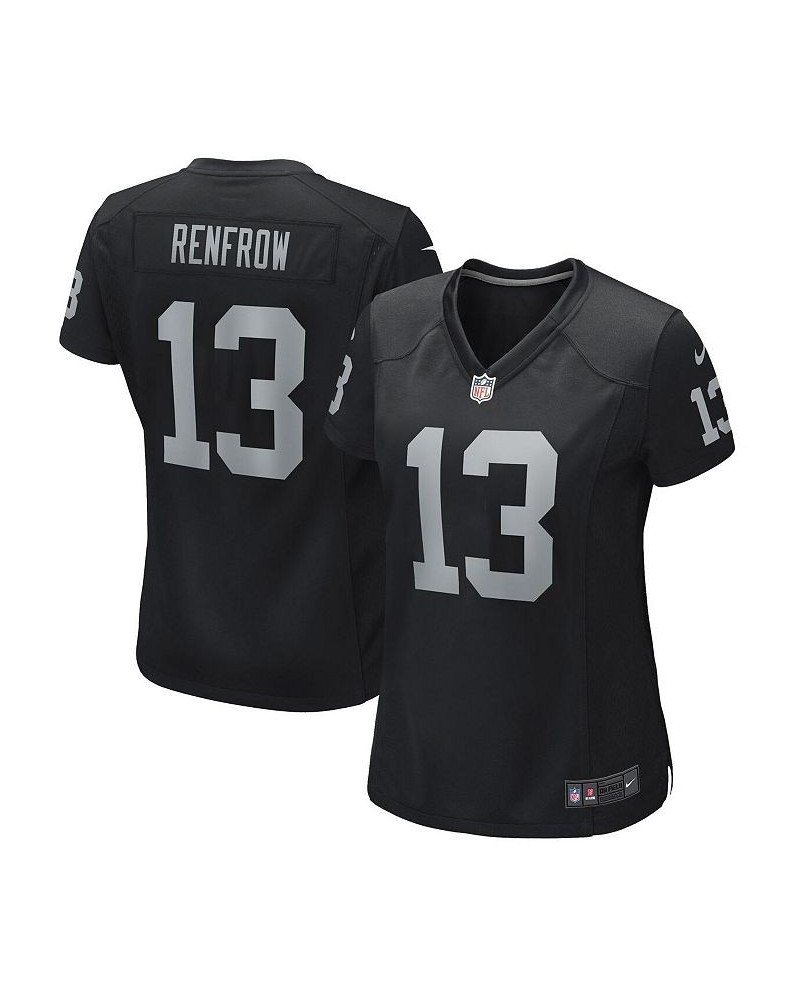 Women's Hunter Renfrow Black Las Vegas Raiders Game Player Jersey Black $47.60 Jersey