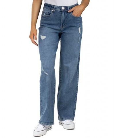 Juniors' Skater Ripped Jeans Medium Blue $17.05 Jeans