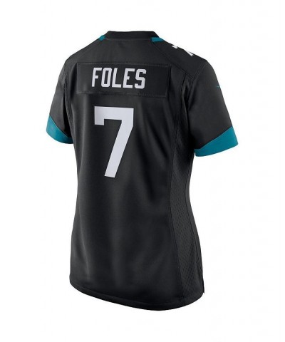 Women's Nick Foles Black Jacksonville Jaguars 25th Season Game Jersey Black $54.60 Jersey