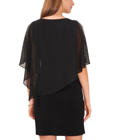 Women's Split Sleeve Dress Black $52.36 Dresses