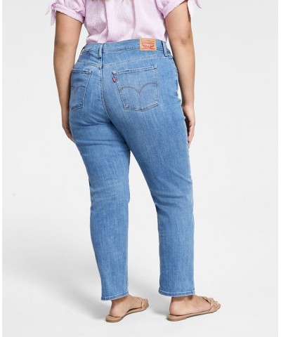 Trendy Plus Size 724 High-Rise Straight-Leg Jeans Slate Fixer $38.49 Jeans