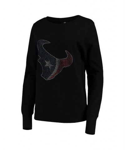 Women's Black Houston Texans Halfback Fleece Pullover Sweatshirt Black $37.09 Sweatshirts