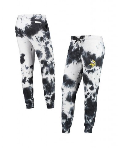 Women's White Black Minnesota Vikings Melody Tie-Dye Jogger Pants White, Black $36.90 Pants