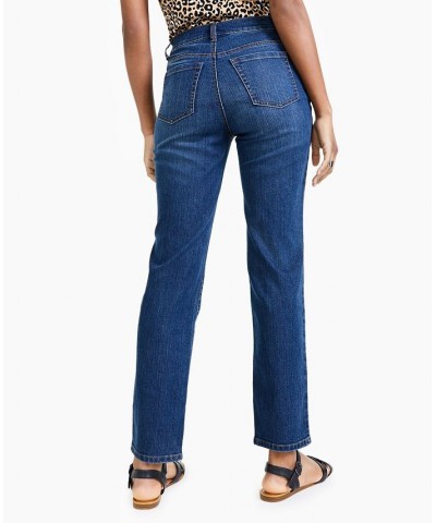 Petite High Rise Natural Straight-Leg Jeans Astor $17.09 Jeans