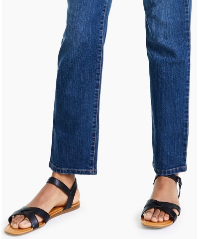 Petite High Rise Natural Straight-Leg Jeans Astor $17.09 Jeans