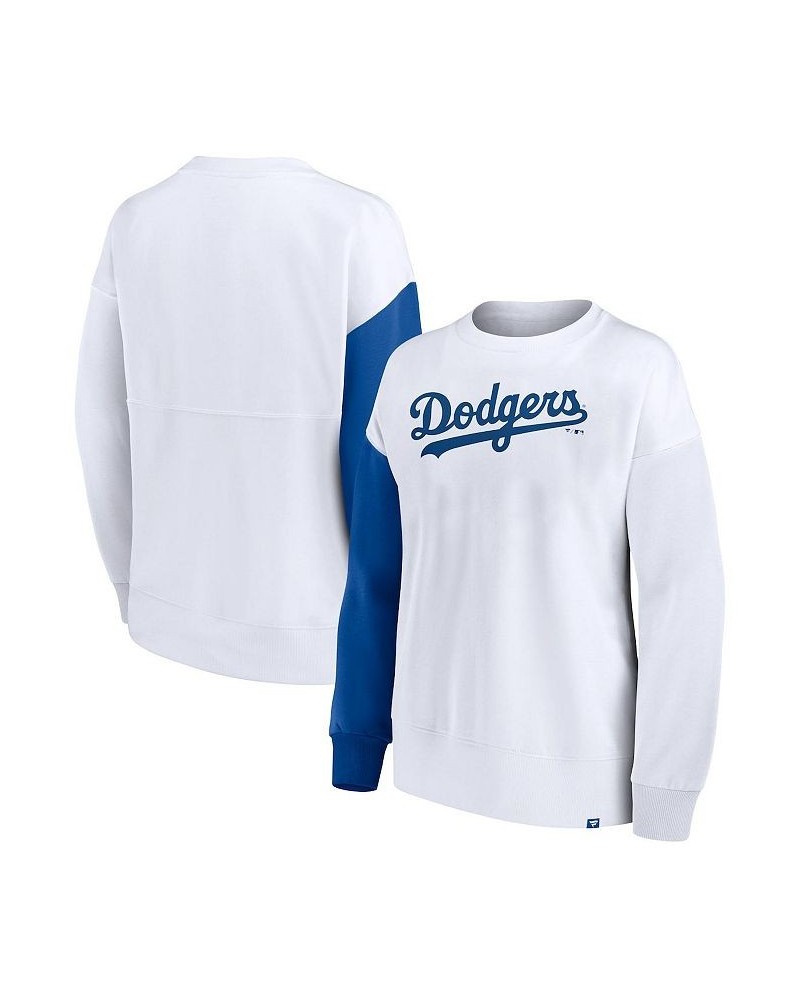 Women's Branded White Los Angeles Dodgers Series Pullover Sweatshirt White $35.74 Sweatshirts