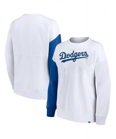 Women's Branded White Los Angeles Dodgers Series Pullover Sweatshirt White $35.74 Sweatshirts