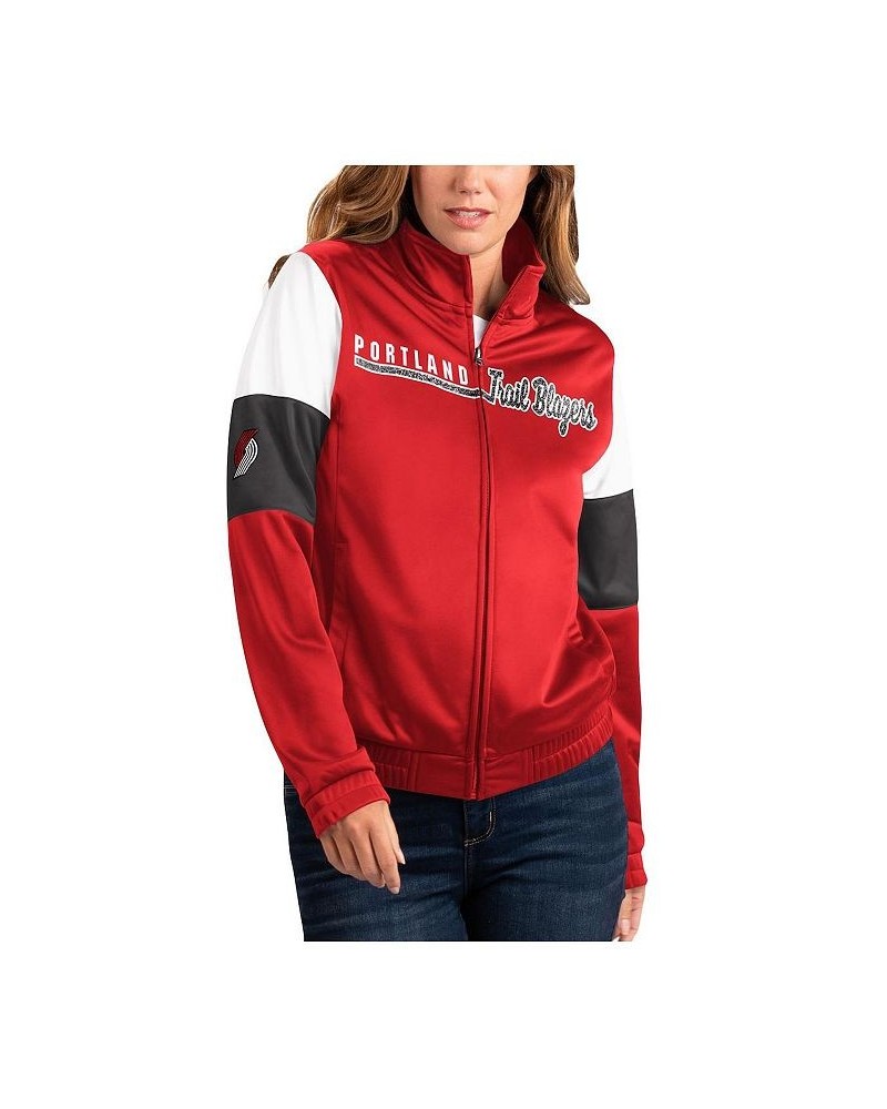 Women's Red Portland Trail Blazers Change Up Full-Zip Track Jacket Red $35.70 Jackets