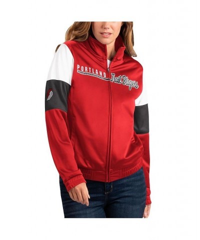 Women's Red Portland Trail Blazers Change Up Full-Zip Track Jacket Red $35.70 Jackets