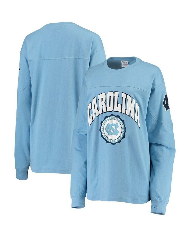 Women's Carolina Light Blue North Carolina Tar Heels Edith Long Sleeve T-shirt Light Blue $32.99 Tops