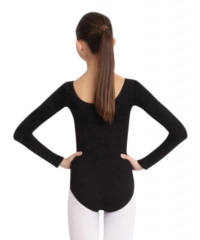 Long Sleeve Leotard Black $18.26 Tops