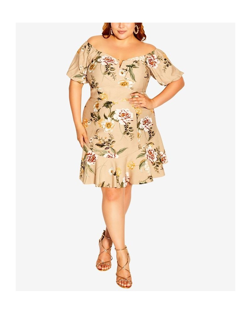 Trendy Plus Size Finch Floral Dress Ivory Finch Floral $52.39 Dresses